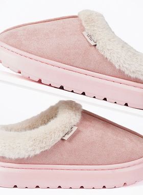Litfun Platform Women Fluffy Slippers Winter High Quality Pl