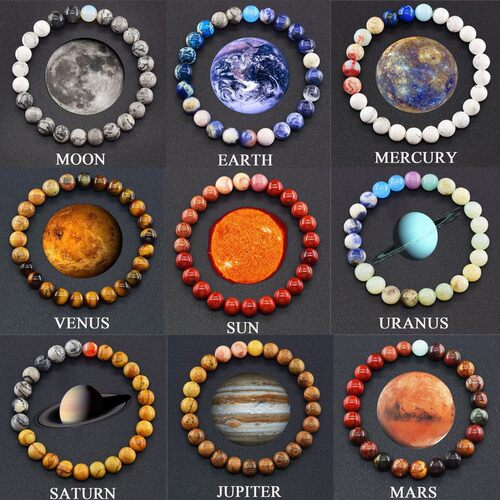 Popular Planet Bracelet Natural Stone Bracelet New Style