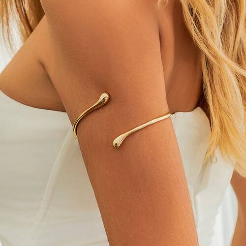 Ingemark Simple Vintage Water Drop Open Cuff Bangles for Wom