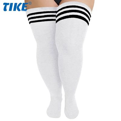 1 Pair Plus Size Thigh High Socks for Thick Thighs Women - T