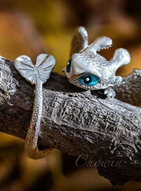 New Gothic Punk Dragon Ring Men Retro Animal Finger Rings fo