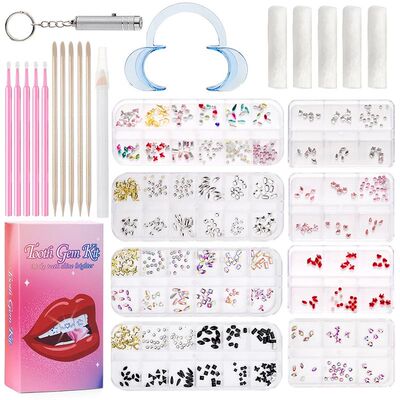 1 Set Professional Tooth Gem Kit Diy Love Horse Eye Crystals