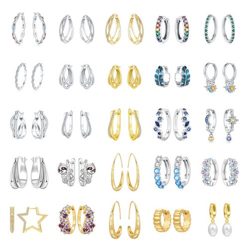 Fashionable multi colored earrings for women, popular items