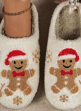 Women's Christmas Gingerbread Man & Snowflake Embroidery Pat