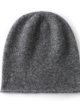 Winter Unisex 100 Cashmere Hats Outdoor Casual Keep Warm Sol