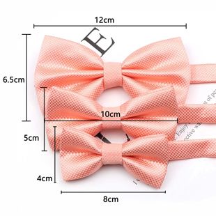 Solid Pet Parent Kids Lovely Color Set Bowtie Child Sizes