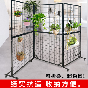 网格架挂钩收纳架书画展板幼儿园美工区作品展示架超市货架置物架