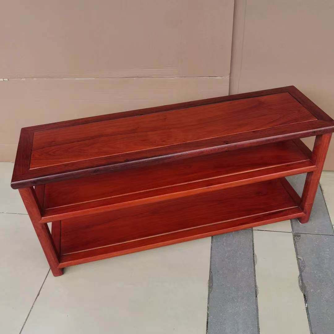 红木换鞋凳鞋架穿鞋凳家用可坐多功能收纳简约缅甸花梨木