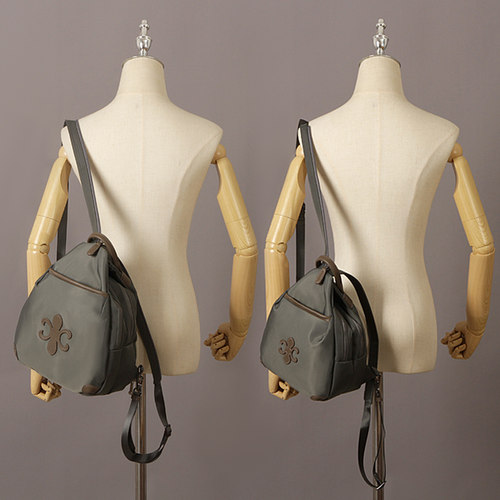 娅黛品牌尼龙秋冬女士防盗双肩包