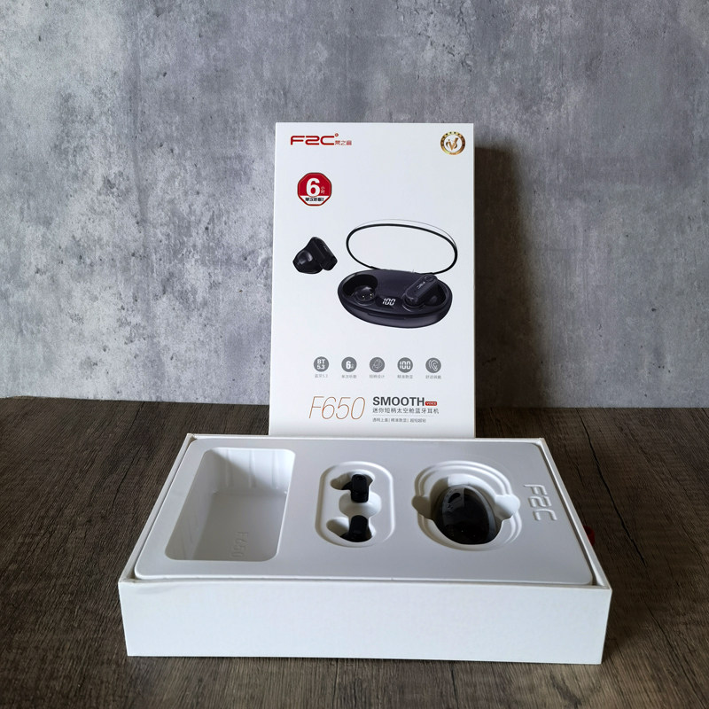 梵之音F650双耳篮牙耳机超小迷你入耳式隐形上班降噪2026款