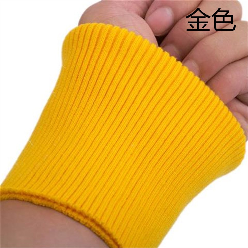 一对毛线冬季宽松连衣裙针织袖口松紧黑色棉螺纹裤腿短款加长特粗