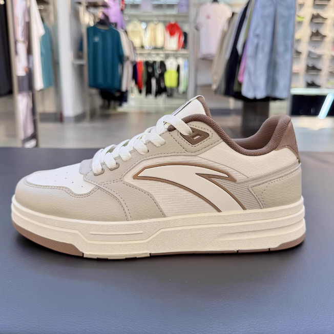 安踏正品街顽LITE男鞋2025秋新款潮撞色时尚网透气板鞋112538051