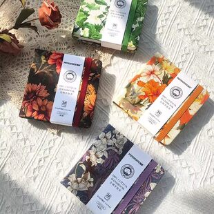 遵爵全棉水彩本300g布艺封面正方形手账本细纹小巧便携水彩画本美术生专用中粗方形口袋丙烯马克笔绘画本