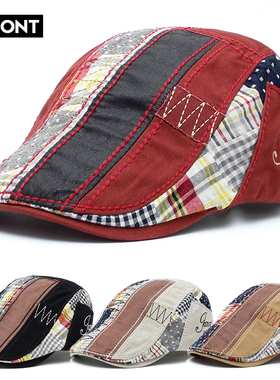 2022新款帽子春夏男女贝雷帽复古鸭舌帽秋冬休闲前进帽时尚画家帽