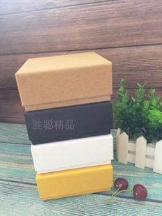 现货白色盒手链手串天地盖纸盒定制首饰饰品包装盒12*12*5.2cm