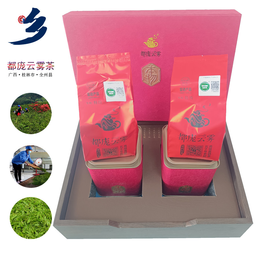 特级红茶绿茶全州特产精品礼盒都庞云雾（全州县-东山瑶族乡）