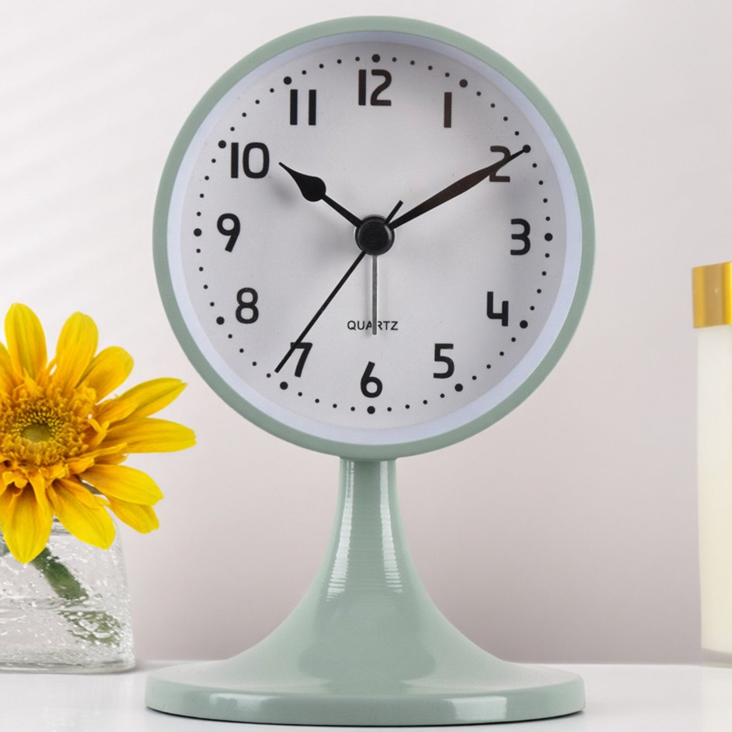 房台式钟表桌面卧室小座钟简约床头学生创意家用时钟儿童静音闹钟,家居饰品,台钟/闹钟,淘宝优惠券,粉丝福利购,淘宝优惠卷