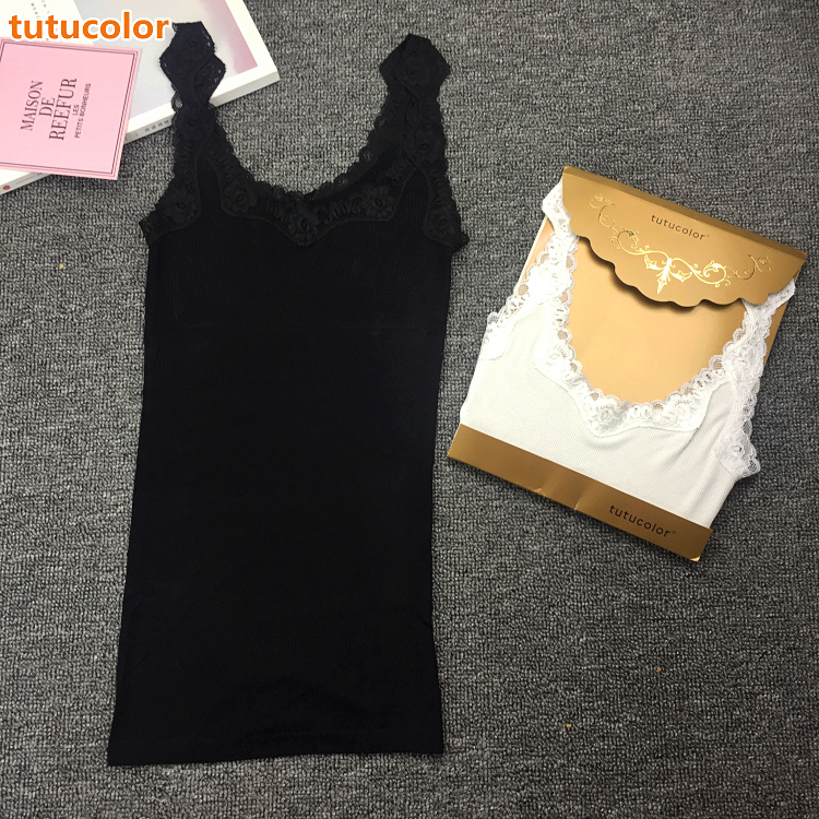 tutucolor蕾丝打底衫