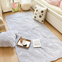 The bedroom floor MATS, bedside cushions, seat cushions, milk velvet carpets and room blankets in the Instagram style of the home are all cute and girlish thumbnail 2