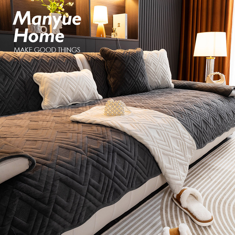 蔓越家 北欧秋冬毛绒沙发垫坐垫子四季复古组合沙发套巾罩ins座垫,居家布艺,沙发垫,淘宝优惠券,粉丝福利购,淘宝优惠卷