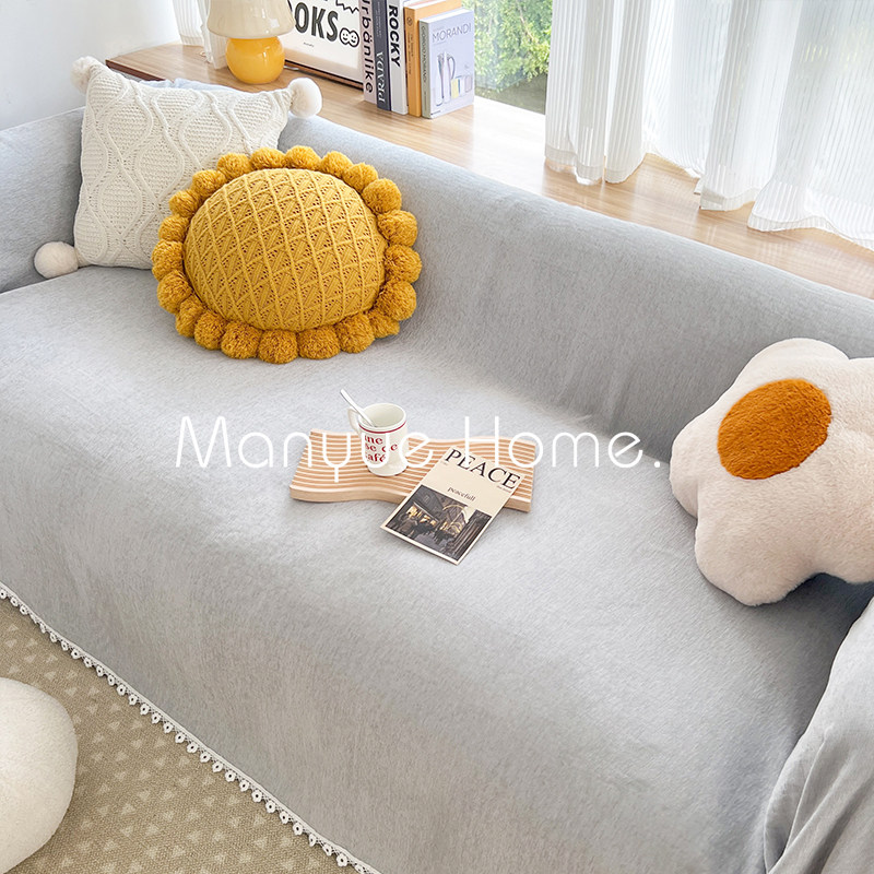 蔓越家 北欧ins高定奶油灰沙发巾客厅全包全盖沙发套罩坐垫盖巾布,居家布艺,沙发套,淘宝优惠券,粉丝福利购,淘宝优惠卷