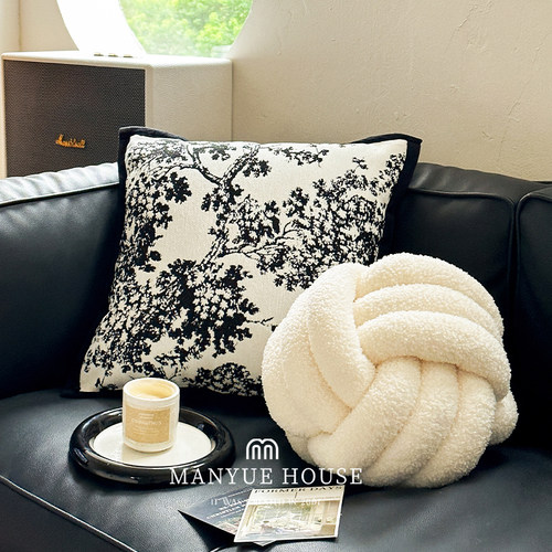 抱枕套不含芯羽丝棉沙发抱枕靠垫