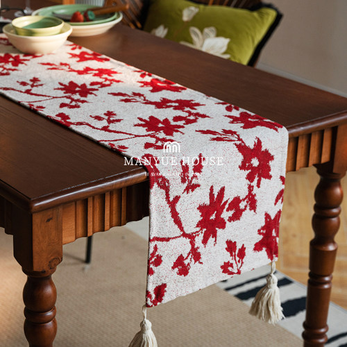 蔓越家桌旗玫瑰的故事