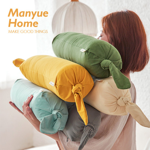 糖果枕含芯榻榻米圆柱体靠垫