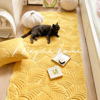 The bedroom floor MATS, bedside cushions, seat cushions, milk velvet carpets and room blankets in the Instagram style of the home are all cute and girlish thumbnail 8