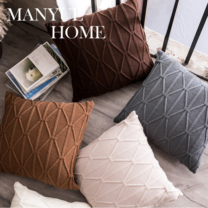 北欧ins侘寂风网红抱枕抱枕套