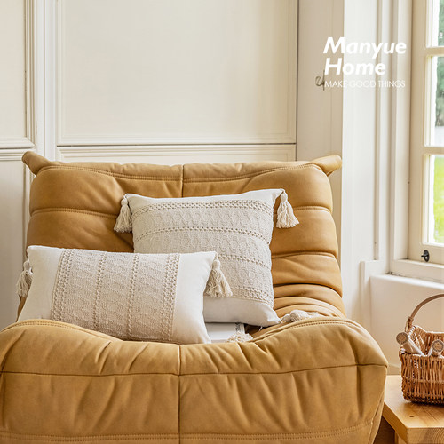 蔓越家复古棉麻抱枕靠背不含芯