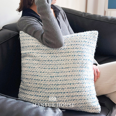 抱枕套不含芯羽丝棉样板间靠垫