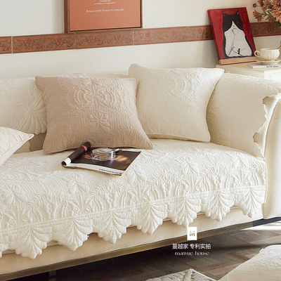 水洗全棉重工刺绣沙发垫