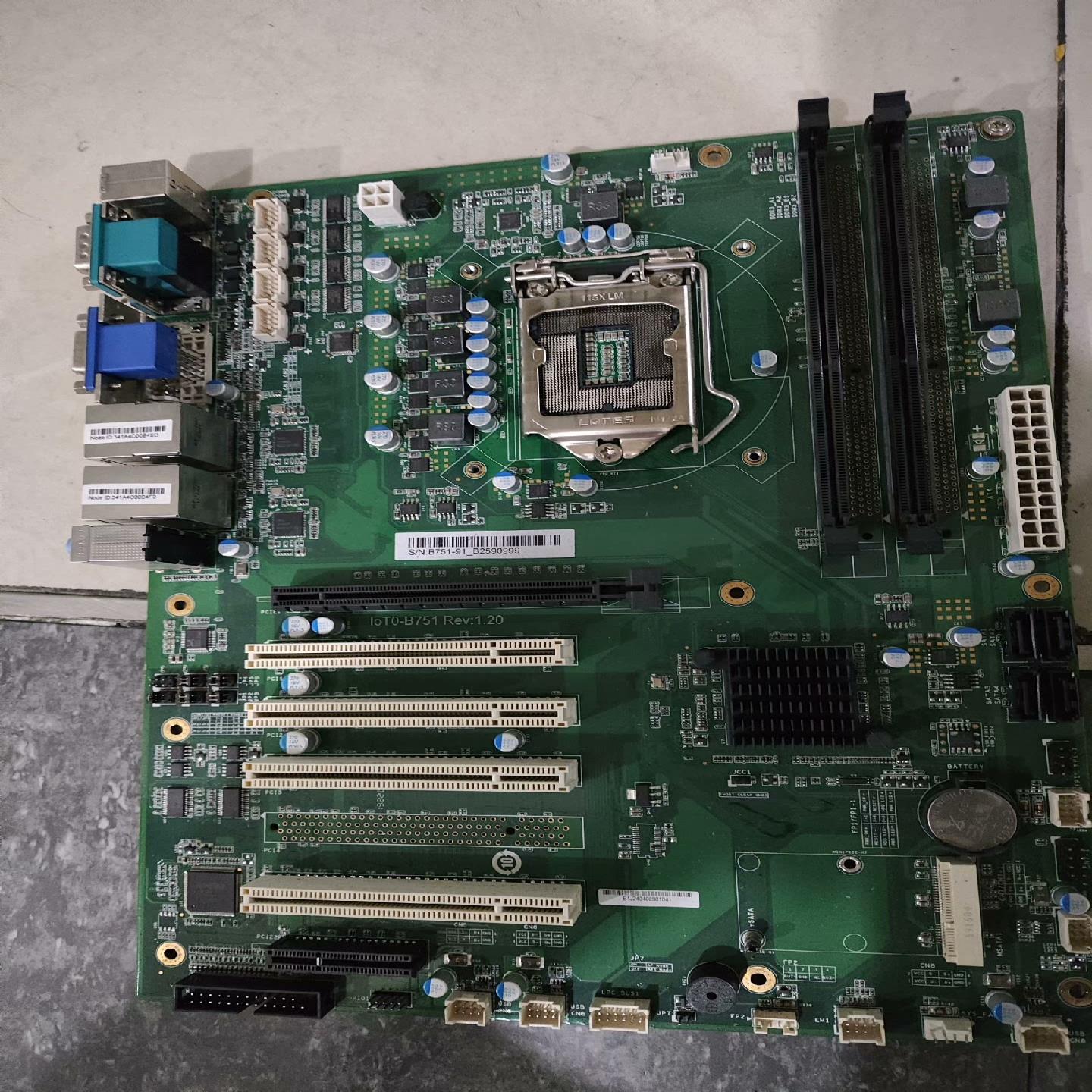 IOTO-B751 REV120 工控机主板 B751-(雅子机械）
