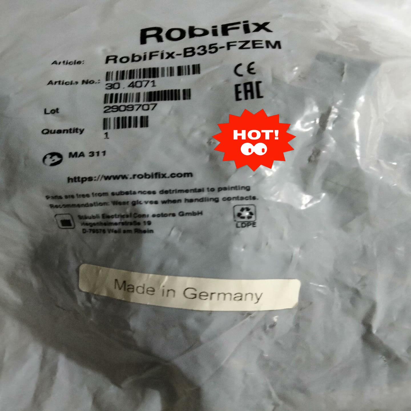 型号 RobiFix-B35-FZEM 机器人一轴接插(雅子机械）