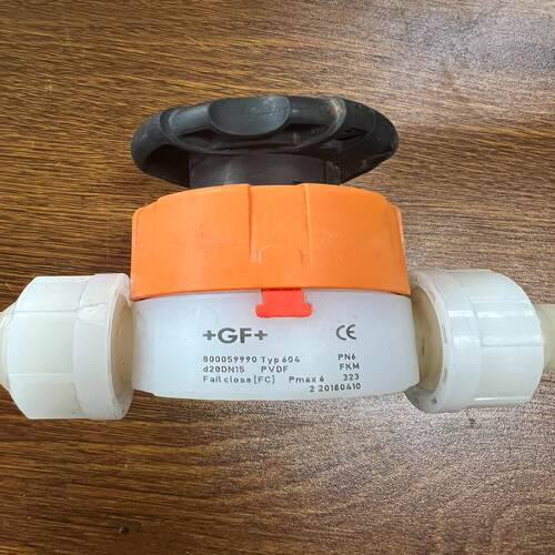 {雅致商行}+GF+乔治费歇尔手动隔膜阀Typ604  d20DN15