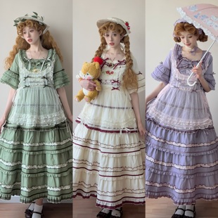 【流团退定金】八段槿段段OP展示链接.纯色长裙墙叔原创Lolita