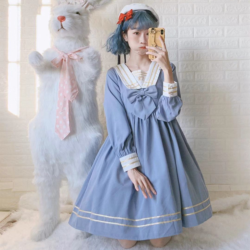 【现货全款】露月珍妮OP墙叔自制原创Lolita裙洋装连衣裙洛丽塔裙|msdalam kategori Butik wanita / wanita, pakaian - dari Buy2taobao.com untuk memberikan perkhidmatan ejen Taobao profesional membeli