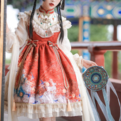 预约 全款 敦煌飞天铃鼓曲OP.墙叔原创Lolita双开襟印花连衣裙