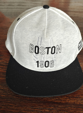 New Balance 新百伦NB Logo休闲街头运动防晒鸭舌帽 LAH22010-BK