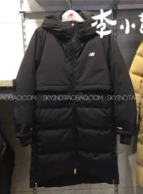 New Balance/NB 女款时尚中长款保暖羽绒服 NCNP/NP846062-BK/WT