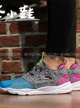 李小鞋 Reebok Furylite超轻女子一脚蹬跑步休闲鞋AQ9243/ AQ9244