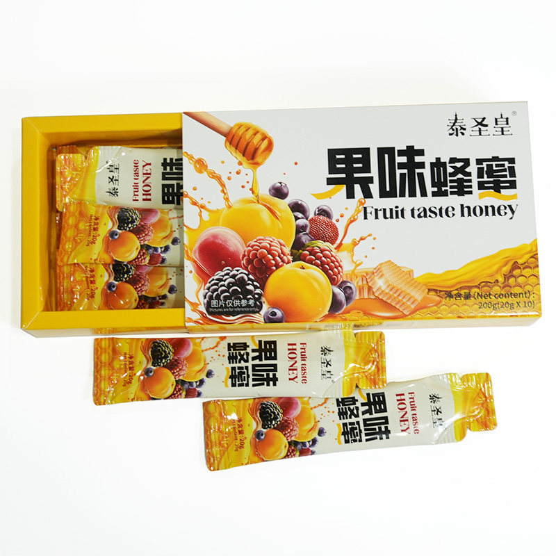果味蜂蜜办公室泡水便携分享装早餐牛奶冲泡调味蜜