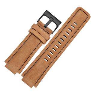 适配TIMEX天美时航海家原装真皮表带 男潮汐T2N721/720凸口牛皮带