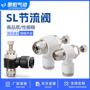 02气管调速快插6 气动快速节流阀SL8 m546101201020304