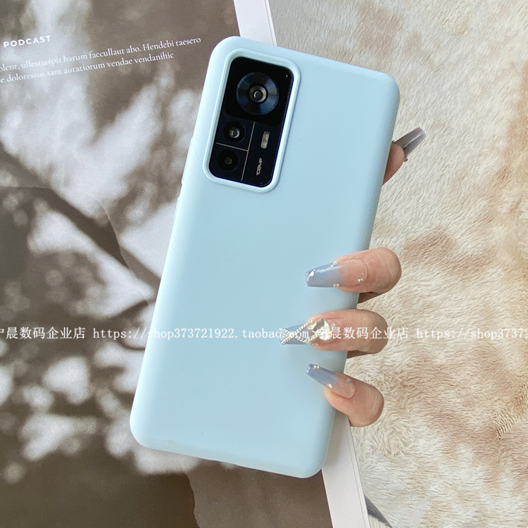 橙色液态硅胶耐脏防摔红米港风