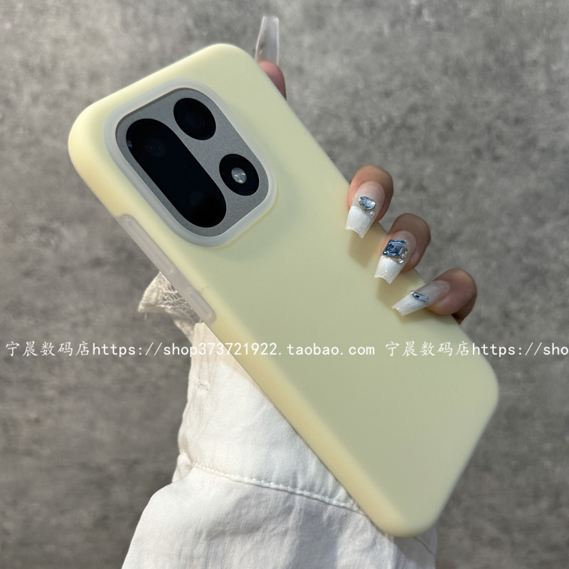 适用1+16手机壳适用一加16液态硅胶果冻全包保护套冷淡风莫迪兰色马卡龙韩国