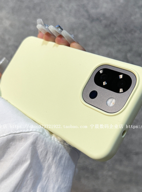 YOONIA适用一加13T手机壳1+13t液态硅胶一加13保护套全包奶黄色软糯不发黄个性防摔1+13