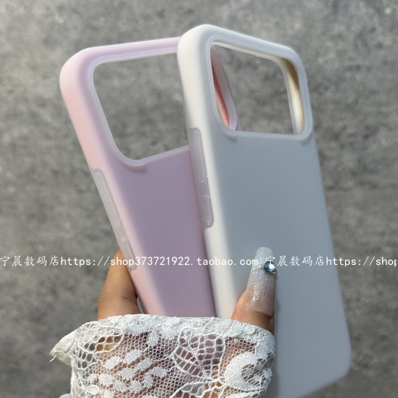 适用k90max手机壳红米k90promax液态硅胶k90果冻全包保护套冷淡风莫迪兰色马卡龙韩国