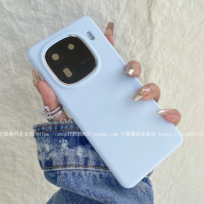 YOONIA适用vivo手机壳IQOO12液态硅胶IQOO12pro保护套全包IQOO11S时尚10/9/8小清新13婴儿蓝baby奶蓝z9turbo